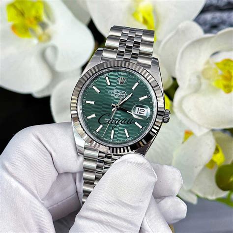 rolex datejust motif green|Rolex Datejust price chart.